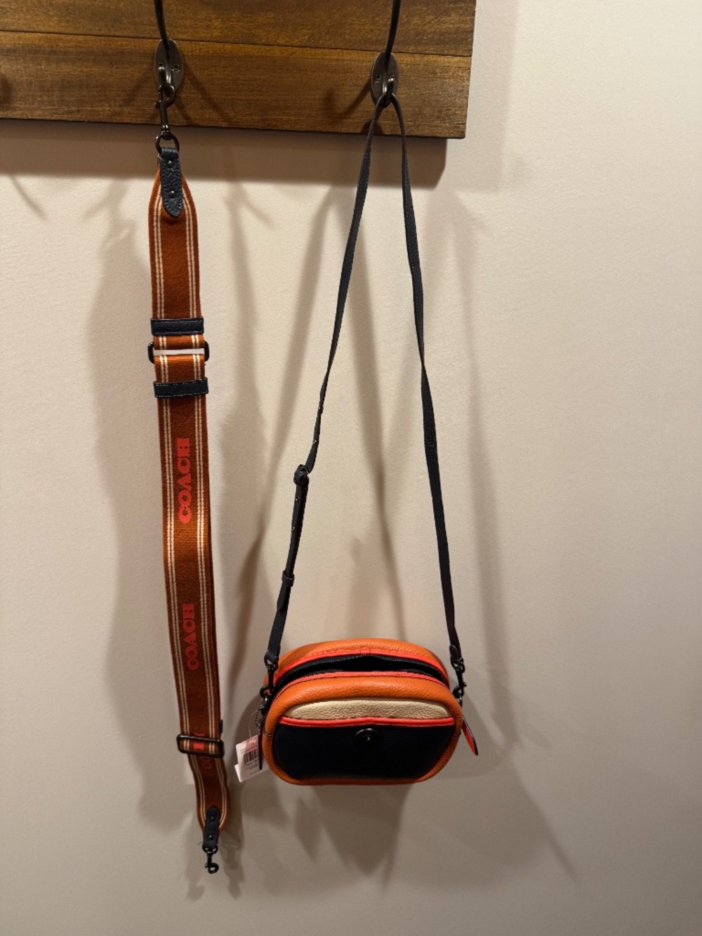 NWT Coach C6833 Midnight Navy Multi Crossbody Bag